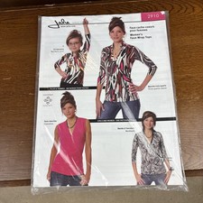 Jalie Patterns 2910 Woman’s Faux-Wrap Tops UNCUT