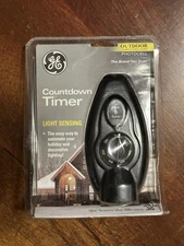 GE Light Sensing Countdown Timer Indoor-Outdoor Photocell New