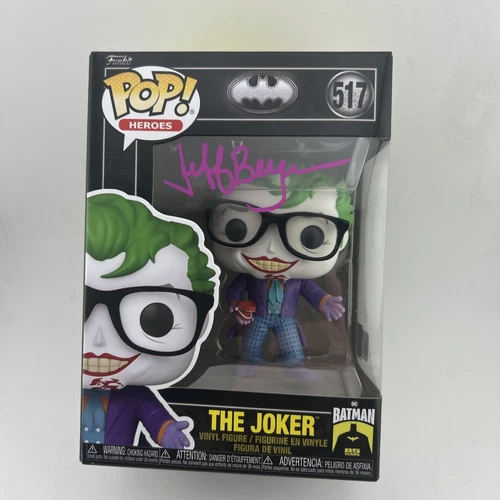 The Joker Jeff Bergman Signed Autographed Funko Pop # 517 OC COA Pink Pen