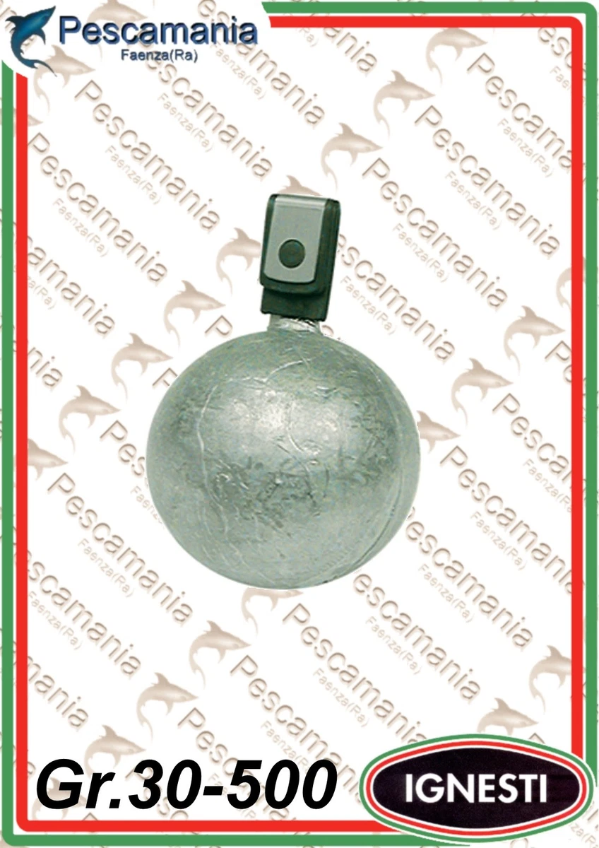 Fonderia Roma plomo bola "TOP J" 30-500gr. trolling drifting