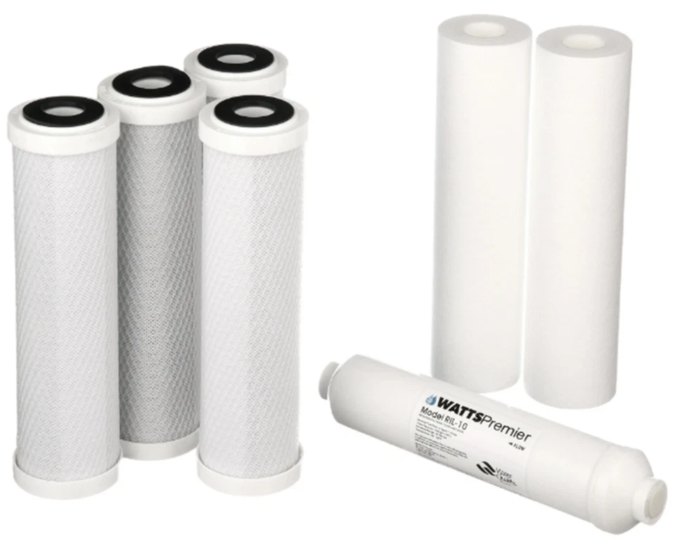 Watts Premier 7 pack 500024 5-Stage Reverse Osmosis Annual Replacement Filters - Image 2 of 3