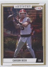 2024 SAGE Artistry Gold Canvas Carson Beck #11 5cb