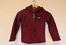 Patagonia Kids' Purple Hoodie Jacket Full Zip, Hooded Size XS
