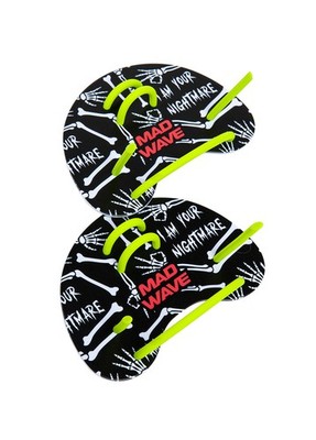 MAD WAVE - PALETTE - FINGER FUN PADDLES - M074303002W - BLACK/YELLOW