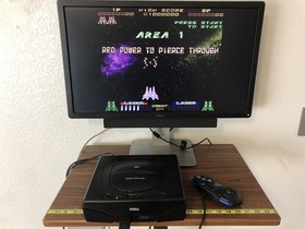 Galactic Attack Sega Saturn 1995 Taito Acclaim Shooter Action Loose Disc Tested