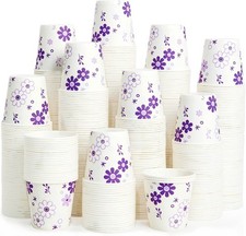  300 Pack 3oz Disposable Bathroom Cups, Paper Mouthwash Cups, Cold Disposable