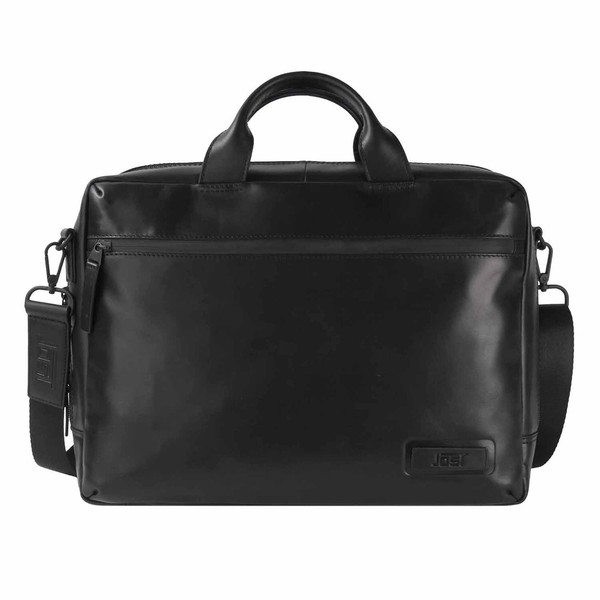 Jost Aarhus Aktentasche Leder 40Cm Laptopfach #JOS-9123 (Schwarz)-image