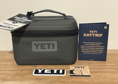NEW YETI Daytrip 3L Insulated Snack Box Charcoal Gray 8.5 x6.2 x6.2 