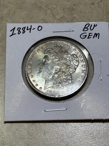 1884-O MORGAN SILVER DOLLAR ✪ BU GEM ✪ 90% SILVER U.S COIN ✪ Beautifully Toned
