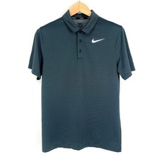 Nike Golf Men's Standard Fit Dri-Fit Polo Shirt Dark Grey Size S