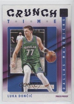 2021-22 Panini Donruss Crunch Time Press Proof Purple Luka Doncic #5 g6p