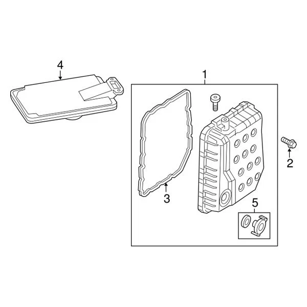 For Jeep Patriot 2014-2017 Mopar Automatic Transmission Oil Pan Foto 2 de 2