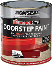 Ronseal Diamond Hard Red Doorstep Paint 250ml