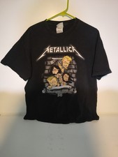 Vintage Metallica Summer Sanitarium 2003 concert T-Shirt XL Black