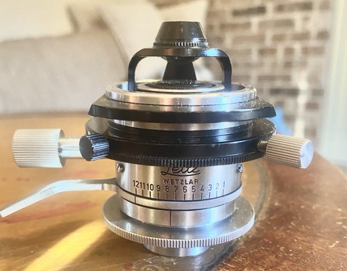 VINTAGE LEITZ VINTAGE BEREK MICROSCOPE CONDENSER FOR ORTHOPLAN ORTHOLUX