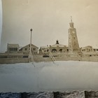 Vintage 1940s Original Photo WPA Coquina Clock Tower, Daytona Beach Bandshell FL — photo 5