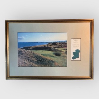 European Club County Wicklow Ireland Framed Golf Photo Pat Ruddy
