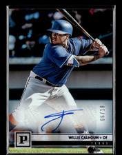 Willie Calhoun 2018 Panini Purple Auto 6/10 #PS-WC