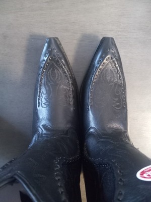 Authentic Laredo Western Boots Mens Black Goat Bucklace Snip Size 11.5 NIB NWT Mens Laredo Western Boots Goat Bucklace Snip Size 11.5 Black  main image 3