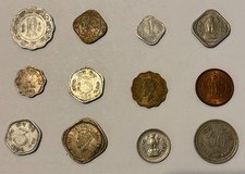 India Coin Collection 12 Different Coins Lot 243
