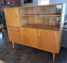 Hellerau DDR Vitrine Schrank Franz Ehrlich 602 Kommode Bücherregal