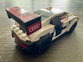 ⚪️🔴 LEGO Speed Champions 75873 Audi R8 LMS Ultra, put together, Retired