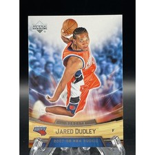 JARED DUDLEY 2007-08 NBA Rookie Card Box Set #10 RC Charlotte Bobcats. rookie card picture