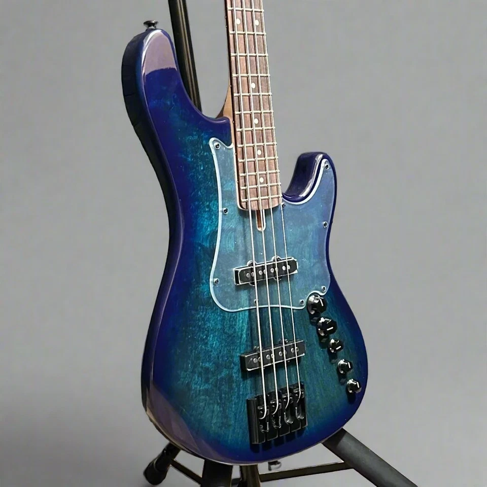 Bajo eléctrico de 4 cuerdas Cort GB Fusion - Blue Burst Foto 2 de 4