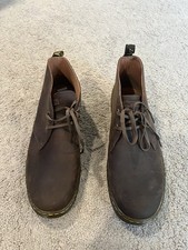Dr. Martens Brown Leather Cabrillo Chukka Boots Lace Up Men's 10 Women s 11