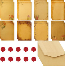 36 Pcs Letter Writing Set, Vintage Love Letter Paper and Envelopes, Handwritten