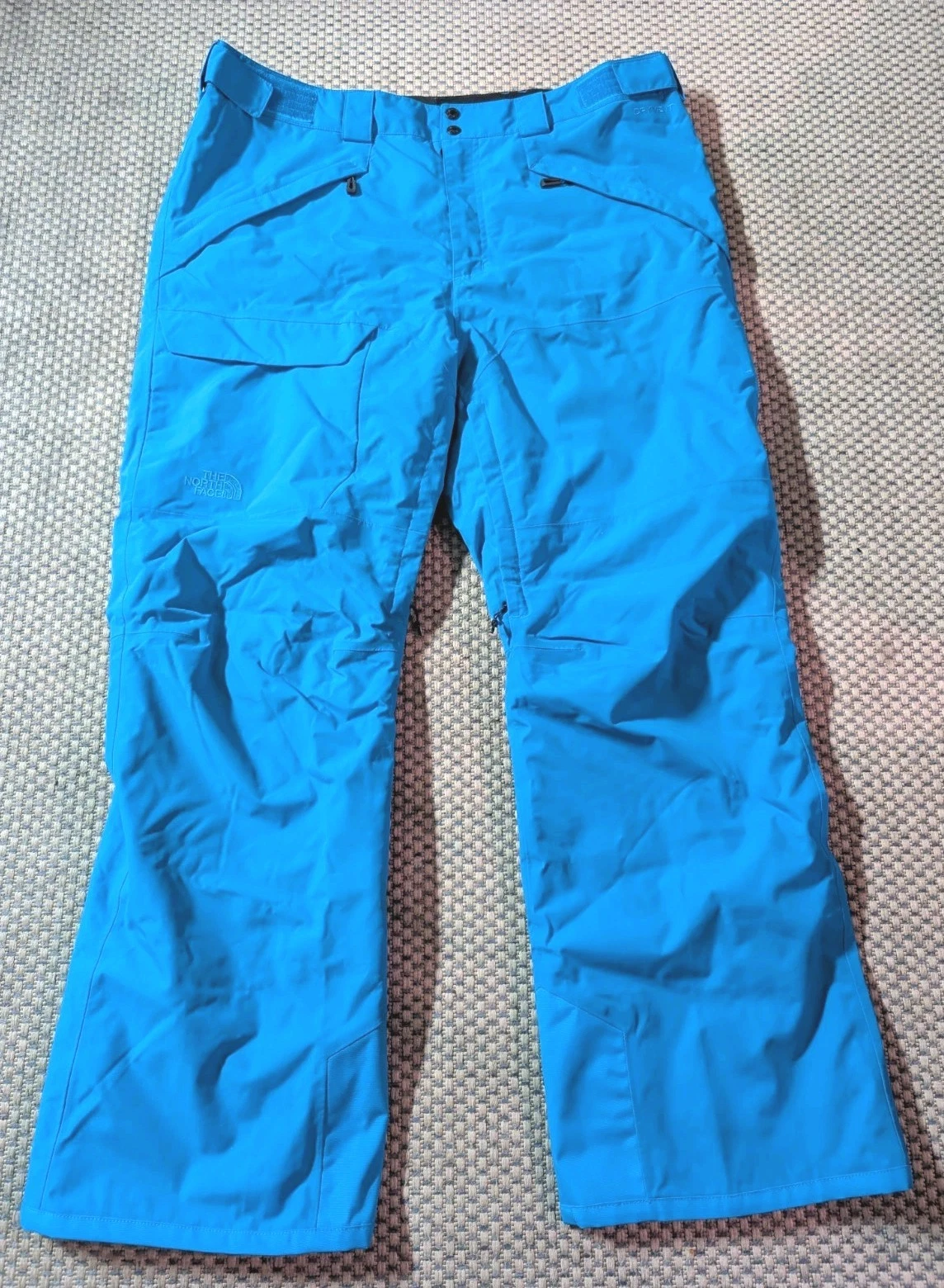 Men's XL The North Face Dry Vent Ski Snowboard Snow Pants Blue Nylon