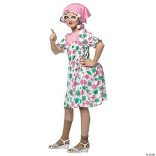 CHILD GRANNY COSTUME - Halloween Costume Cosplay  Party Outfit For Kids