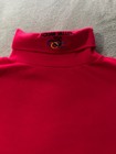 VINTAGE SQUAW VALLEY USA Olympics Men's 100% Cotton Red Turtleneck Size XL — photo 3
