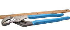 Channellock 420 Tongue & Groove 9" Long Blue Rubber Grip Pliers  USA