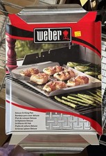 Weber Deluxe Grilling Pan Stainless Steel 17....
