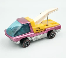 Hot Wheels Redline Red Line The Heavyweights Tow Truck Magenta 1969