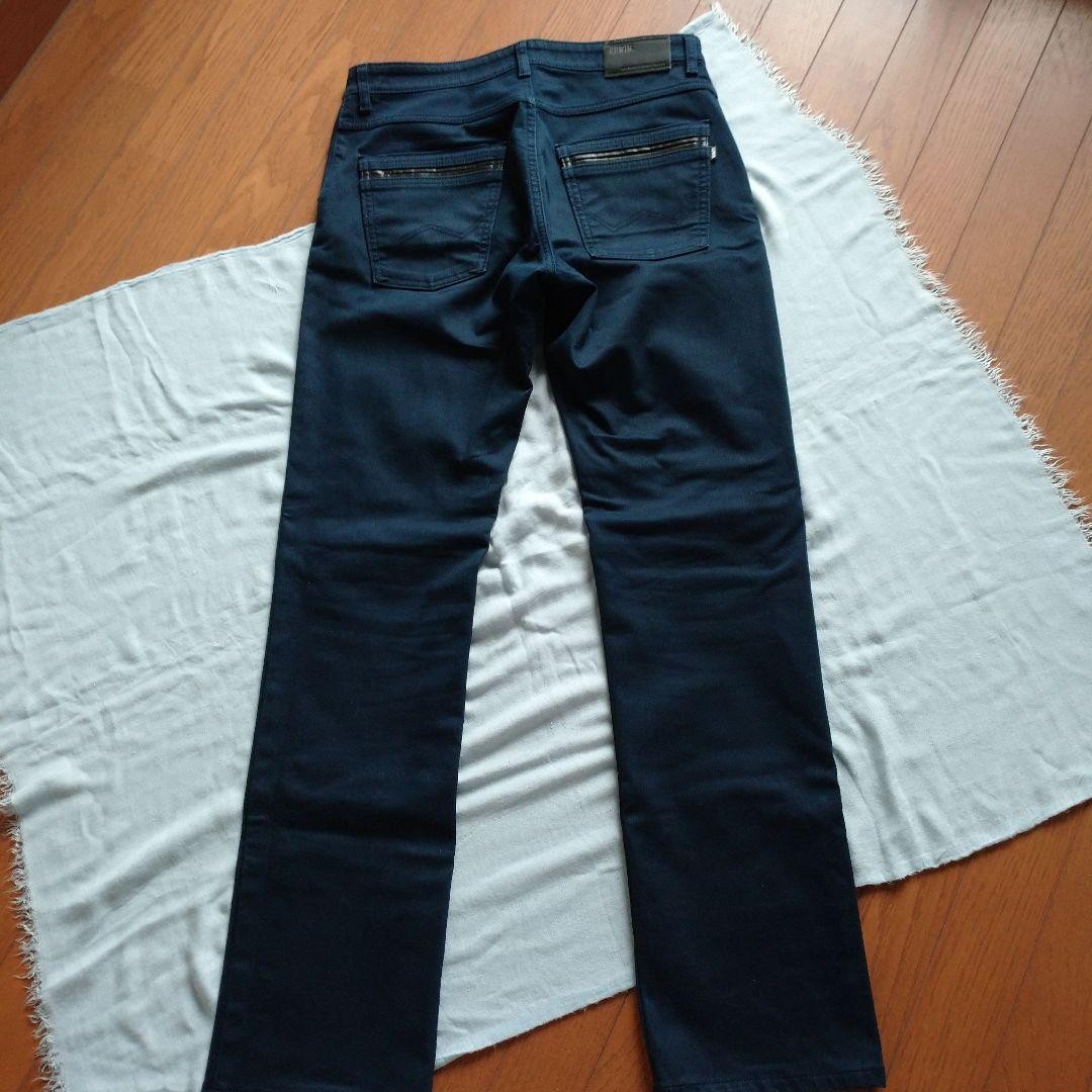 Edwin International Basic Warm Pants Dark Blue Br… - image 5