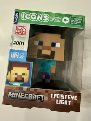 Paladone Minecraft Steve Icon Light Collectible Figure New In Box