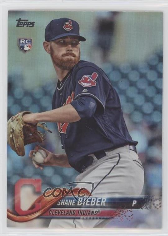 2018 Topps Update Rainbow Foil Shane Bieber #US198 pr9