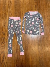    Little Sleepies Bamboo Pajama Set   To the Moon  Back   4T   