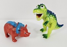 2 Kid Connection Toy Dino Dinosaurs Tyrannosaurus Rex, Triceratops