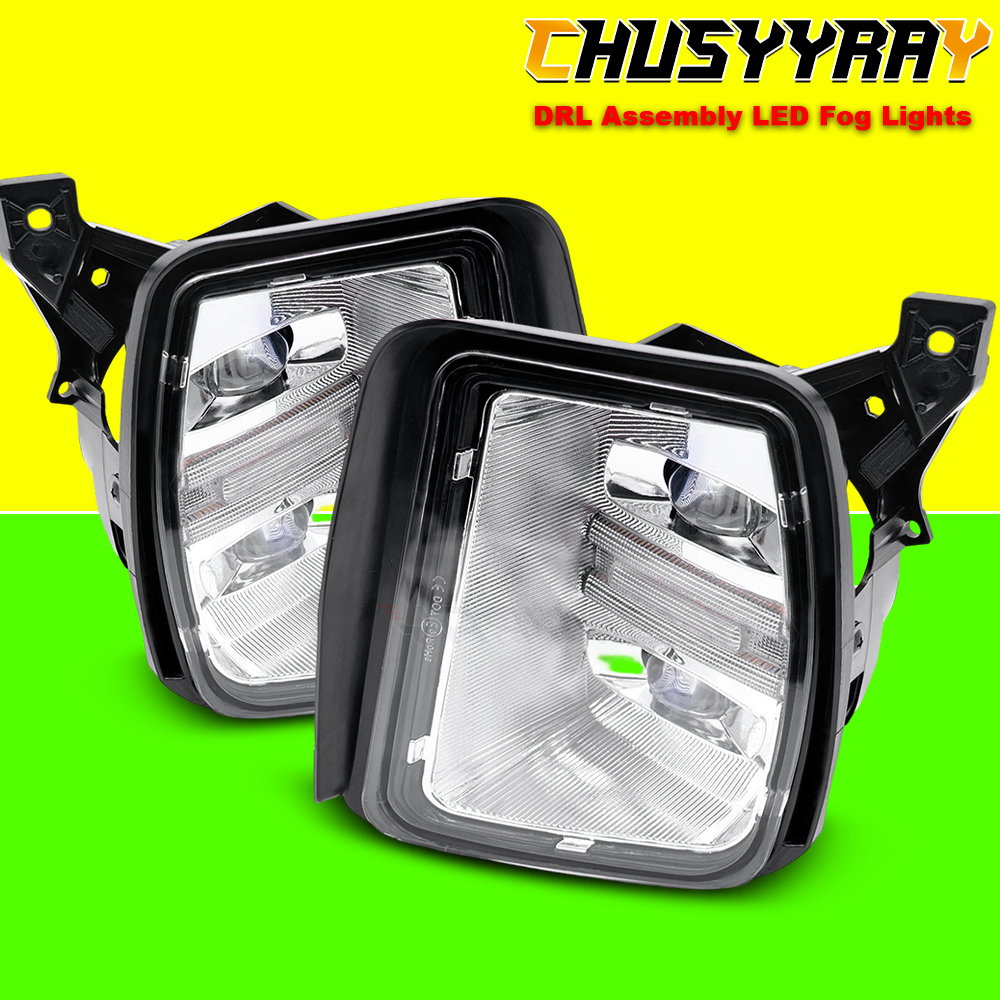 Fog Light Set For 2013-2018 Ram 1500 19-21 Ram 1500 Classic Left and Right CAPA
