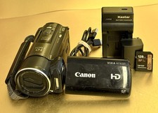 Canon VIXIA HF M301 HD Camcorder 15x Optical Zoom Image Stabilizer W/ Extras