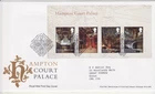 GB Stamps First Day Cover Hampton Court Palace MS, garden, royalty maze SHS 2018