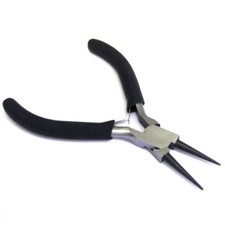 5" Round Nose Plier Cutter Nipper Jewelry Beading Wire Wrapping Craft Hand Tool
