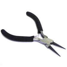 5" Round Nose Plier Cutter Nipper Jewelry Beading Wire Wrapping Craft Hand Tool 