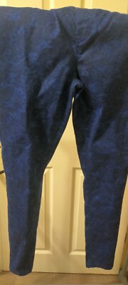 BNWT TU SAINSBURYS ROYAL BLUE PAISLEY LADIES PRINT DENIM JEGGINGS SIZE 12 |  eBay UK
