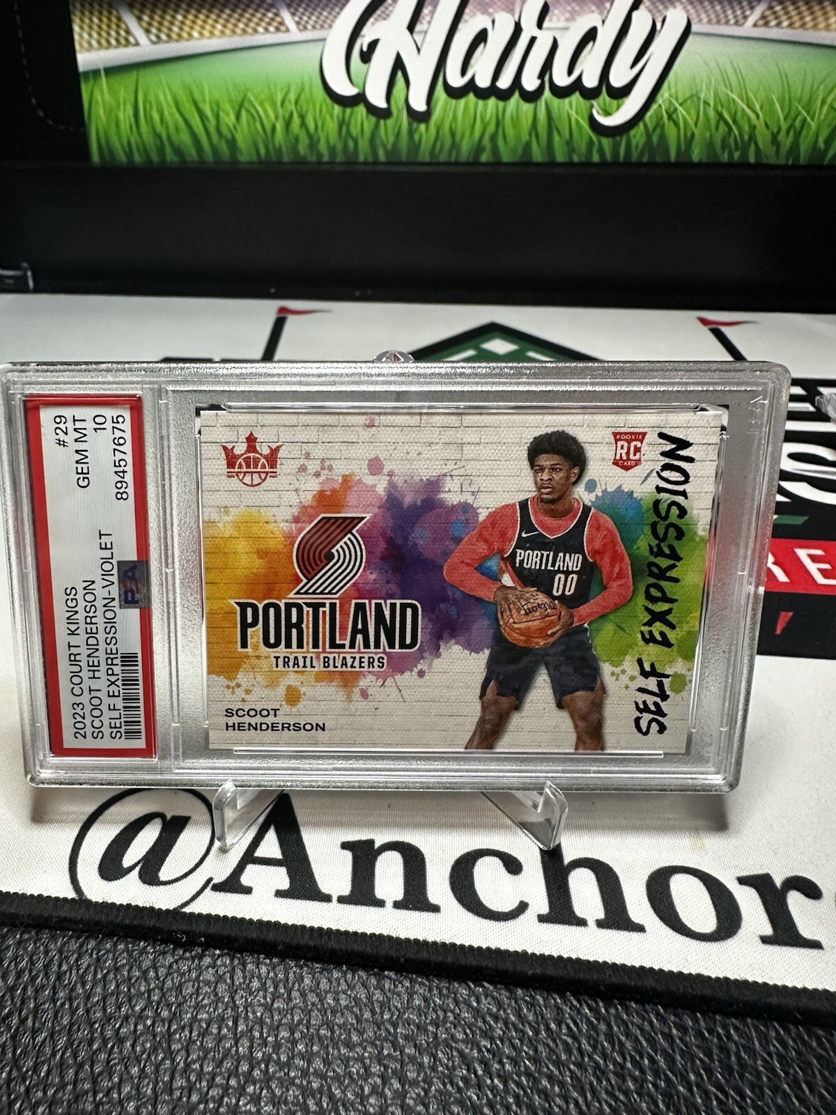 2023 Court Kings Self Expression Violet /49 Scoot Henderson PSA 10