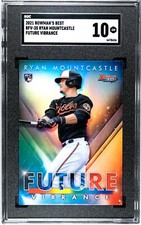 2021 Bowman's Best #35 Ryan Mountcastle Rookie Future Vibrance SGC 10 GEM RC