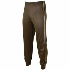 Genuine Italian Army Training Tracksuit Pants Military Sports Vintage Bottoms